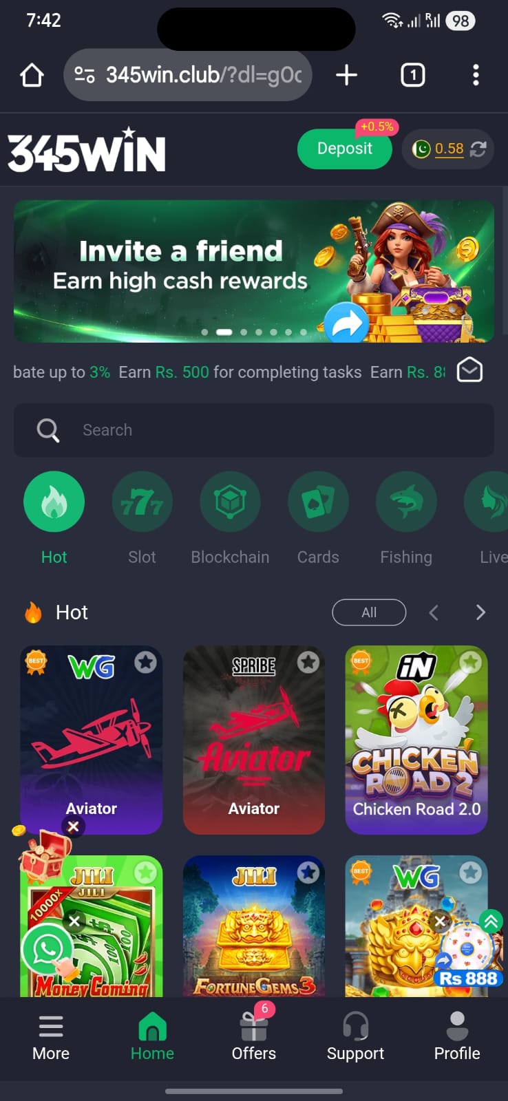 345 Win Game Download