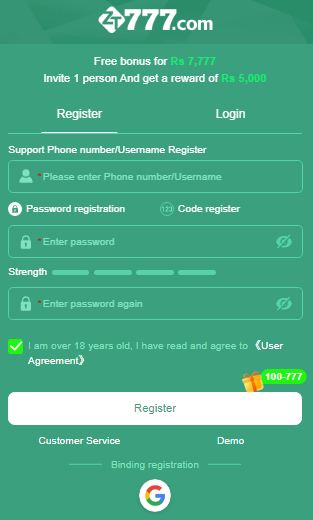 ZT777 Login - Register