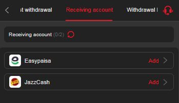 88EF Withdraw Pakistan