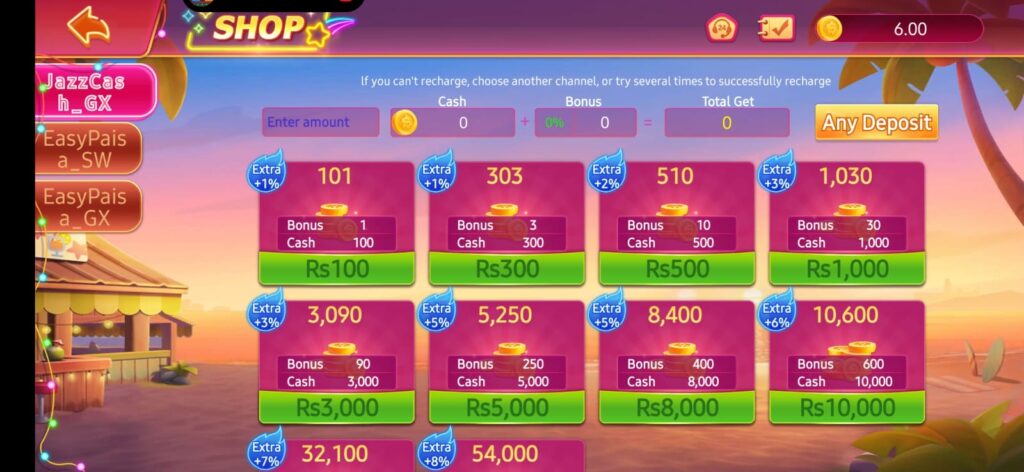 WA777 Deposit Pakistan