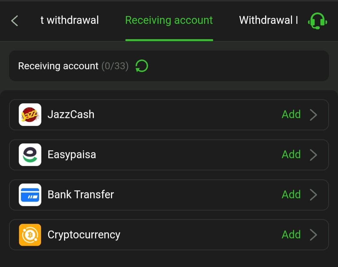 Y333 Withdraw Pakistan