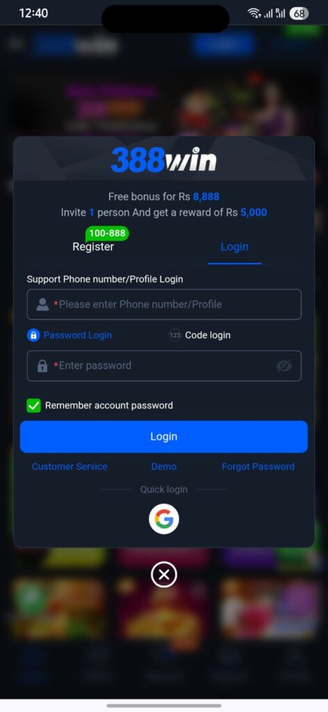 388Win Login APP