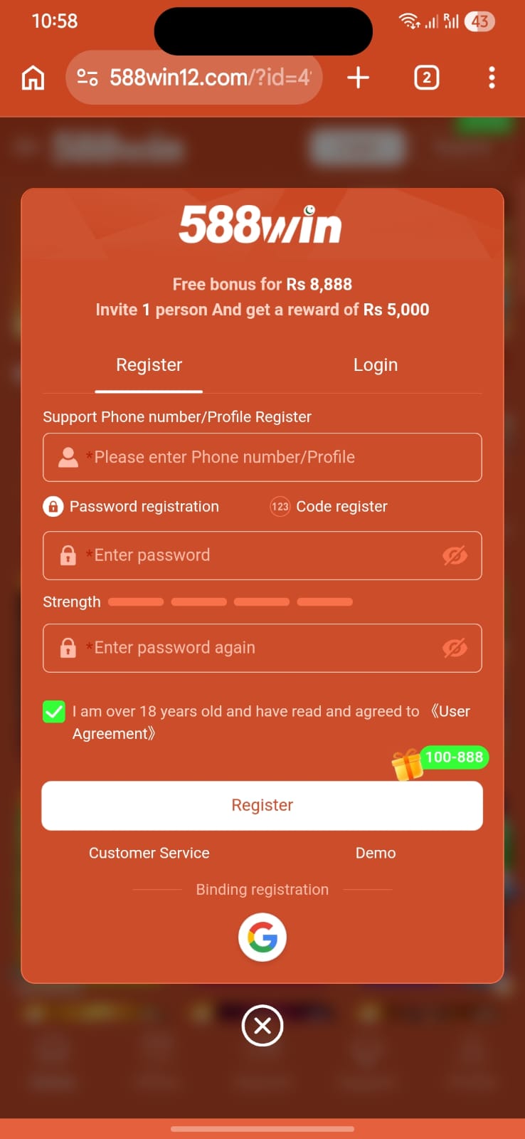 5888Win Register