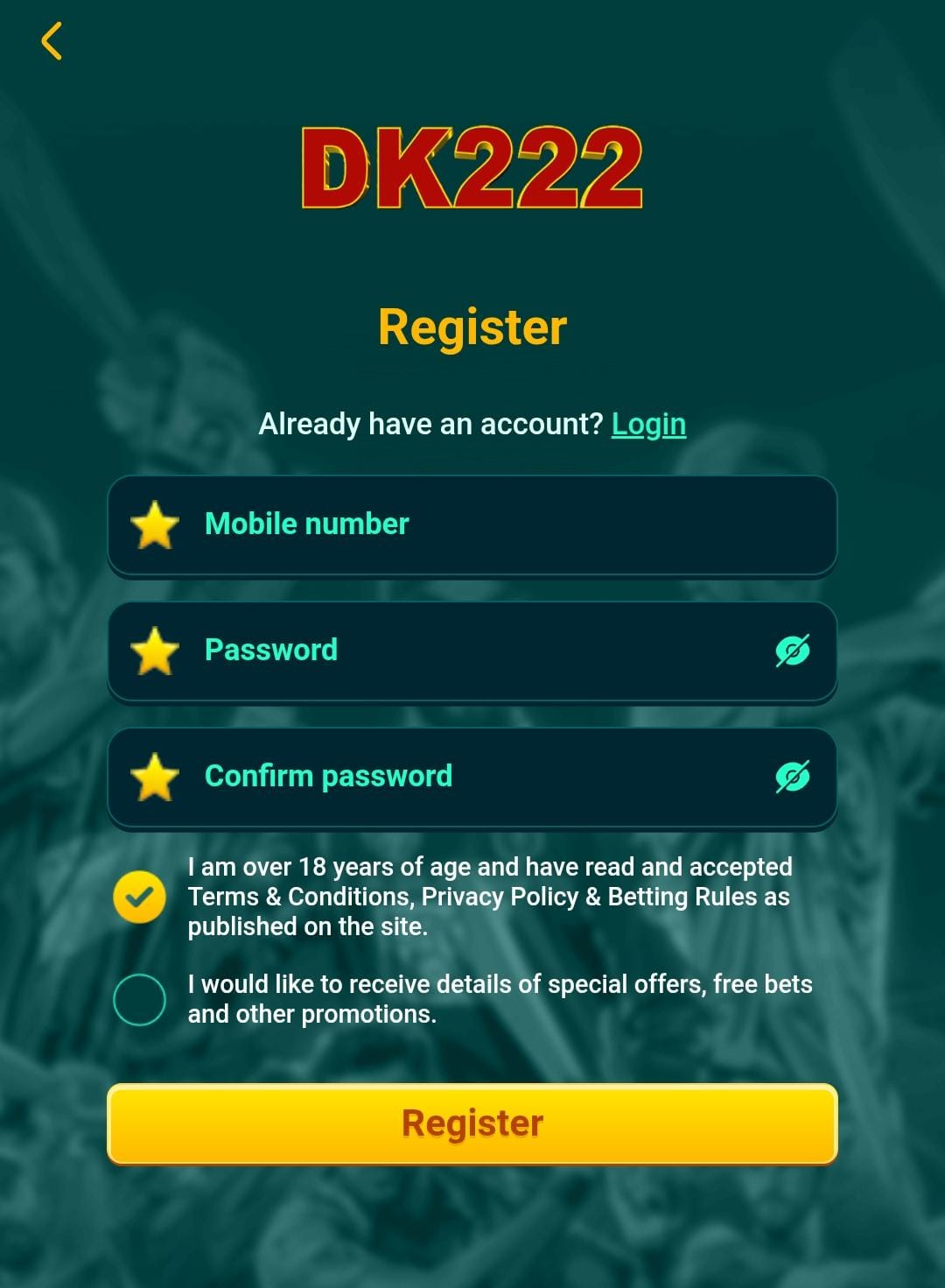 DK2222 Register